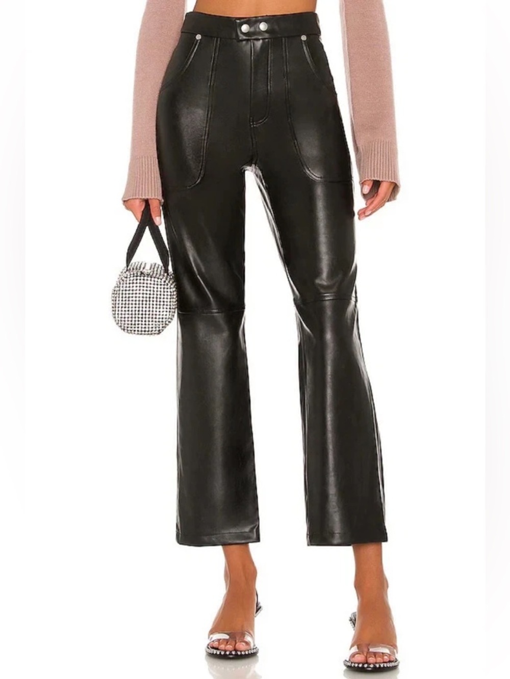 Blank NYC Baxter Faux Leather Ribcage Pant